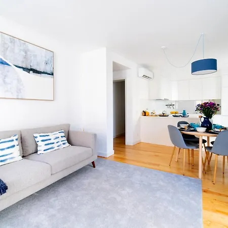 Apartamento Blue By The River 2 - Elegant Two-bedroom In Santos Lisboa